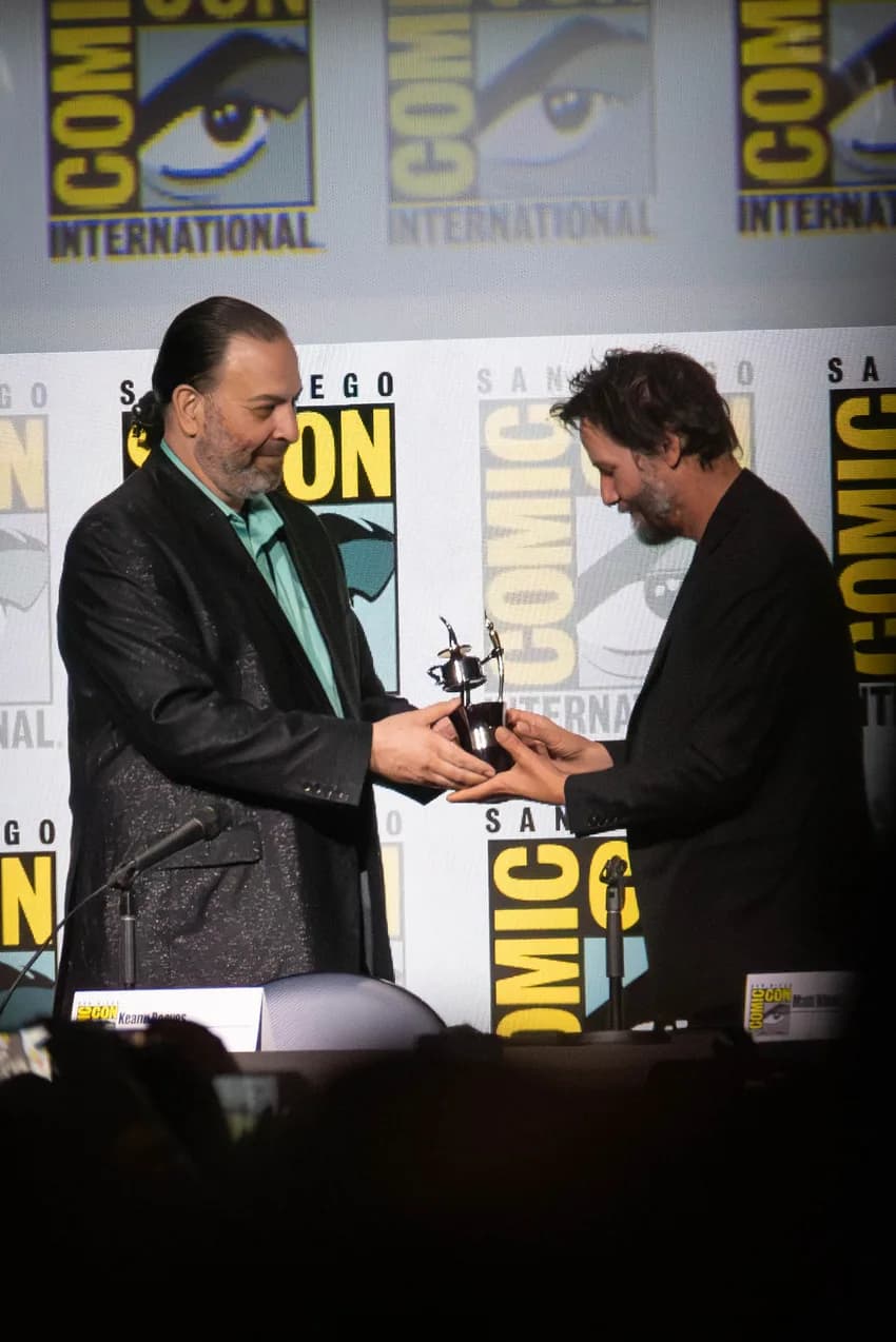 Keanu Reeves - Keanu Reeves presenting new cinema adaptations on stage at Comic-Con